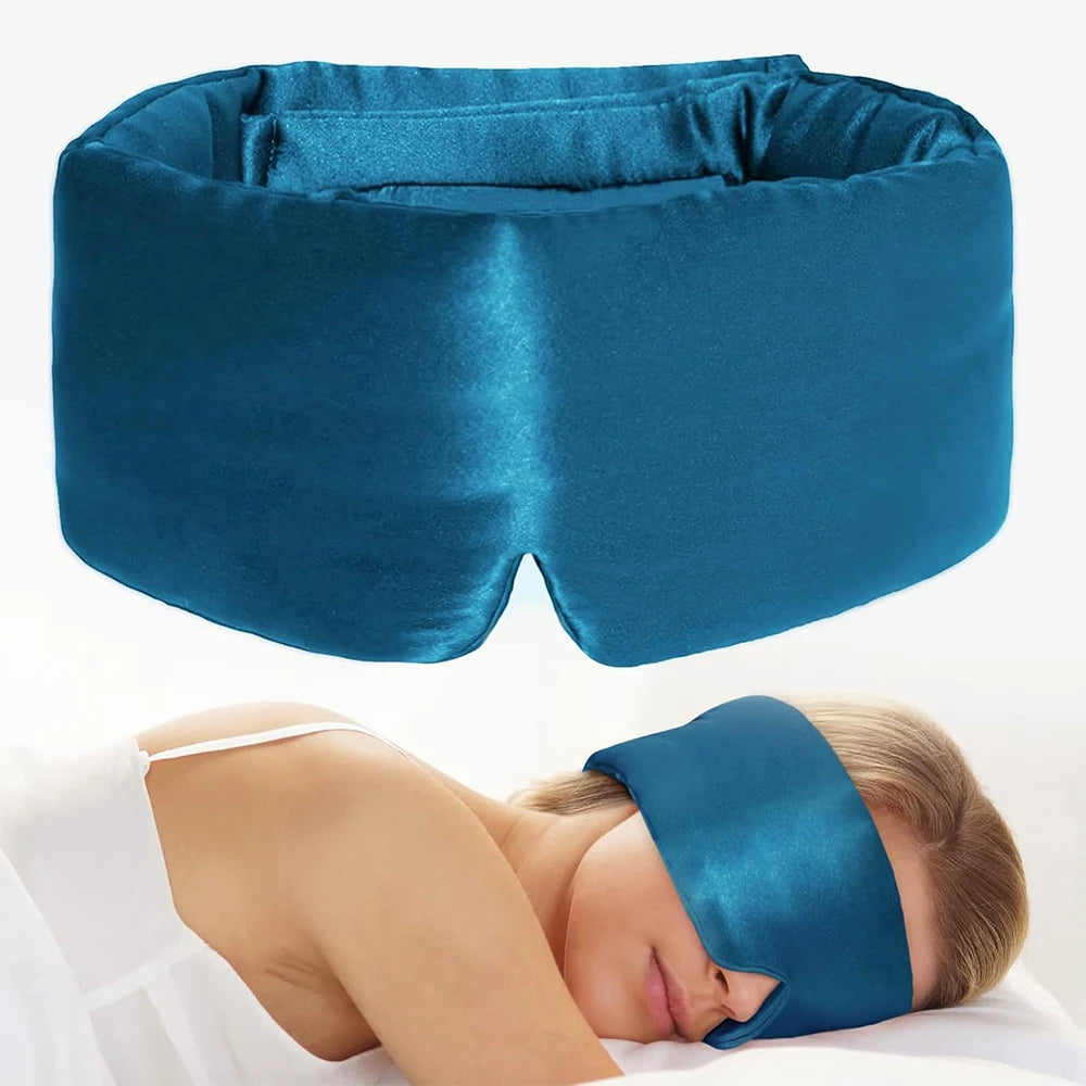 100% Mulberry Silk Sleeping Eye Mask for Comfort Clean Vanilla Store
