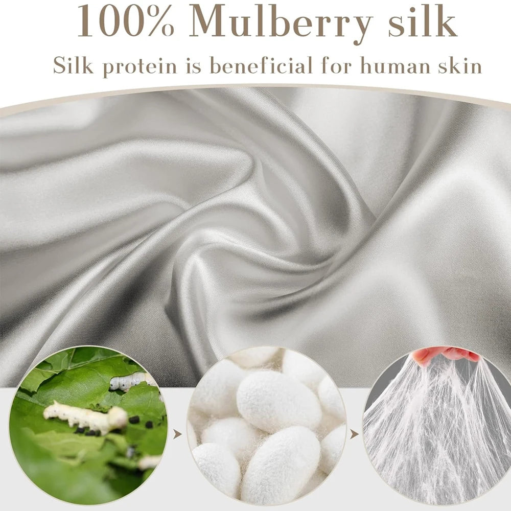 100% Mulberry Silk Sleeping Eye Mask for Comfort Clean Vanilla Store