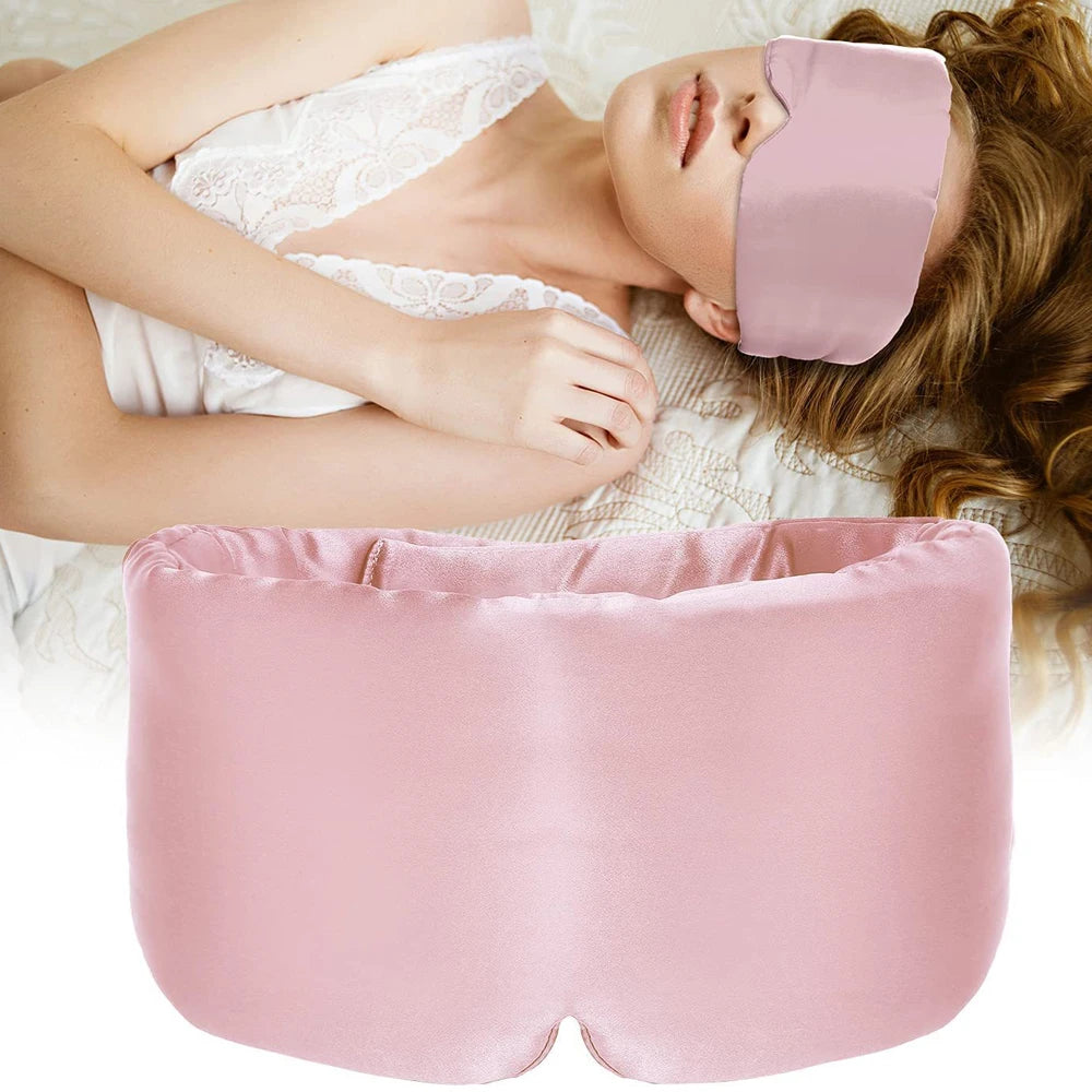 100% Mulberry Silk Sleeping Eye Mask for Comfort Clean Vanilla Store