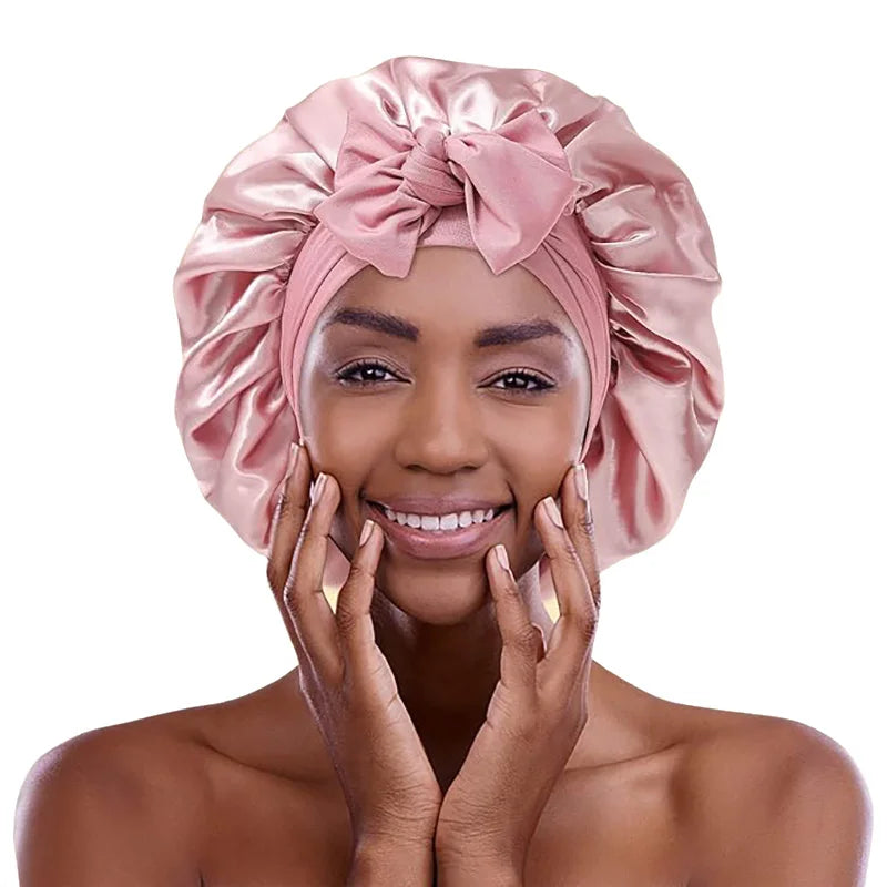 100% Pure Mulberry Silk Bonnet for Hair Care Clean Vanilla Store