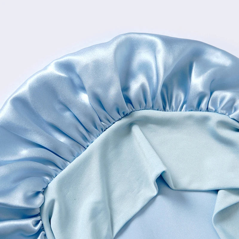 100% Pure Mulberry Silk Bonnet for Hair Care Clean Vanilla Store