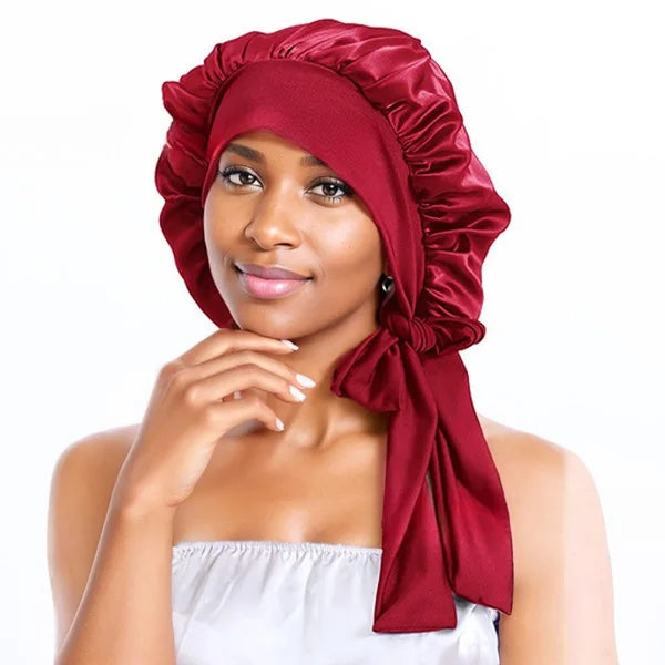 100% Pure Mulberry Silk Bonnet for Hair Care Clean Vanilla Store