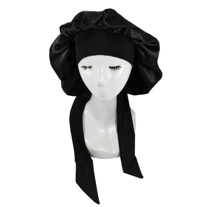 Satin Sleeping Hat Night Sleep Cap for Comfort Clean Vanilla Store