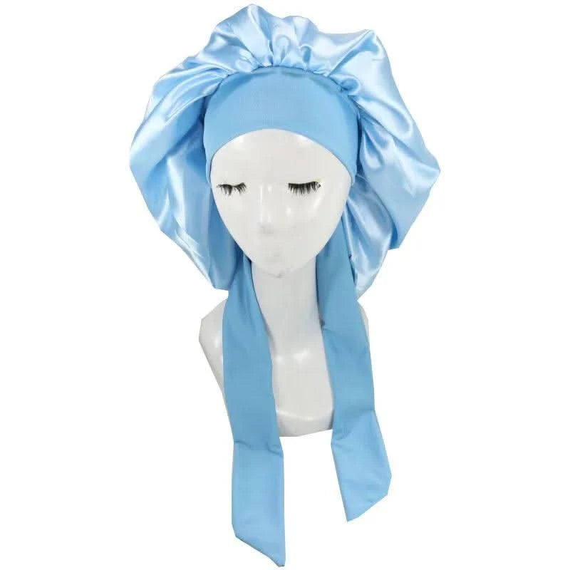 Satin Sleeping Hat Night Sleep Cap for Comfort Clean Vanilla Store