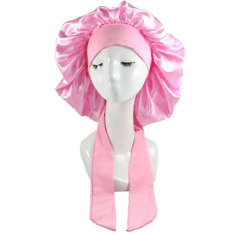 Satin Sleeping Hat Night Sleep Cap for Comfort Clean Vanilla Store