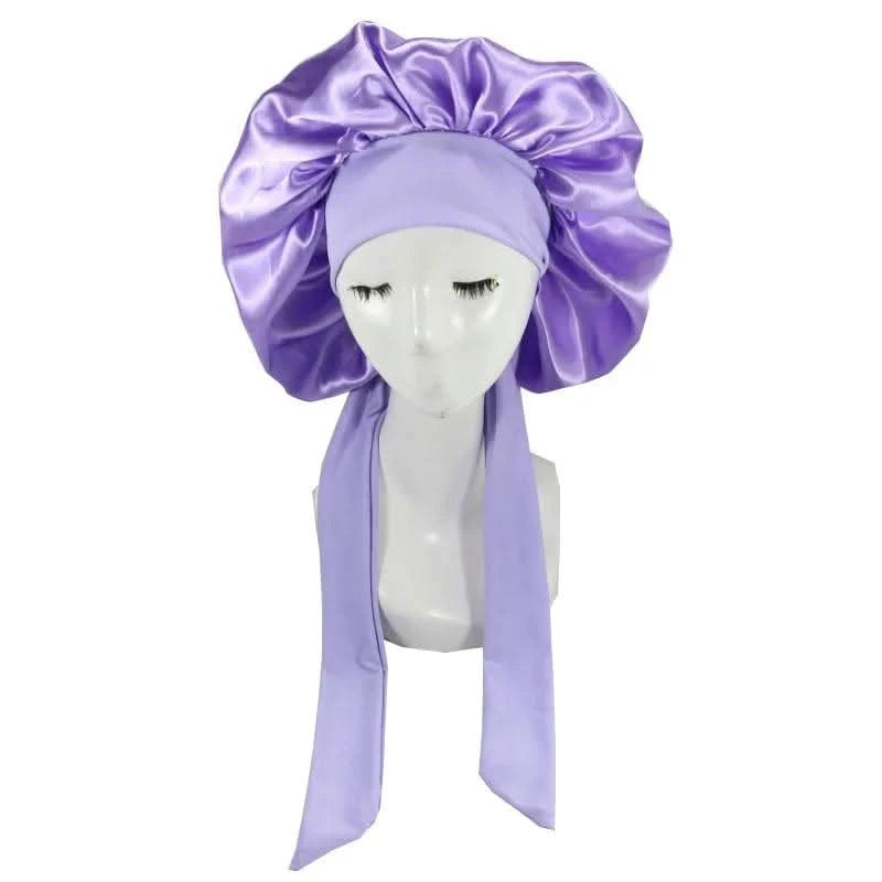 Satin Sleeping Hat Night Sleep Cap for Comfort Clean Vanilla Store
