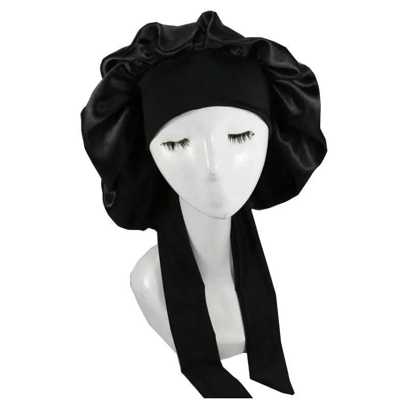 Satin Sleeping Hat Night Sleep Cap for Comfort Clean Vanilla Store