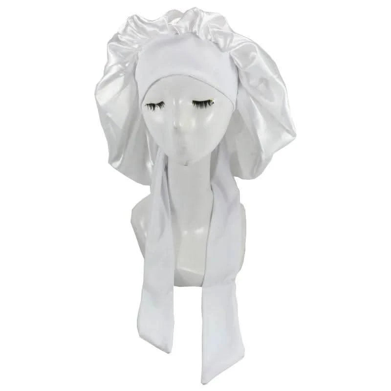 Satin Sleeping Hat Night Sleep Cap for Comfort Clean Vanilla Store