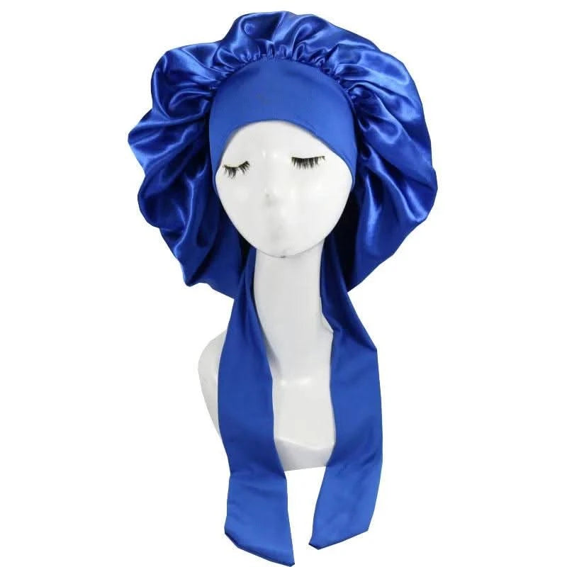 Satin Sleeping Hat Night Sleep Cap for Comfort Clean Vanilla Store