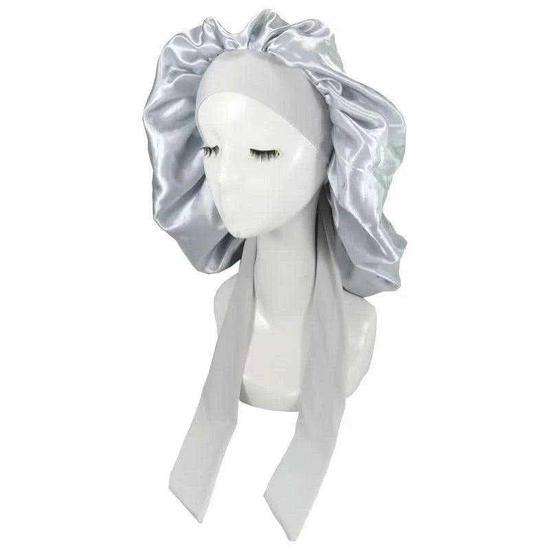 Satin Sleeping Hat Night Sleep Cap for Comfort Clean Vanilla Store