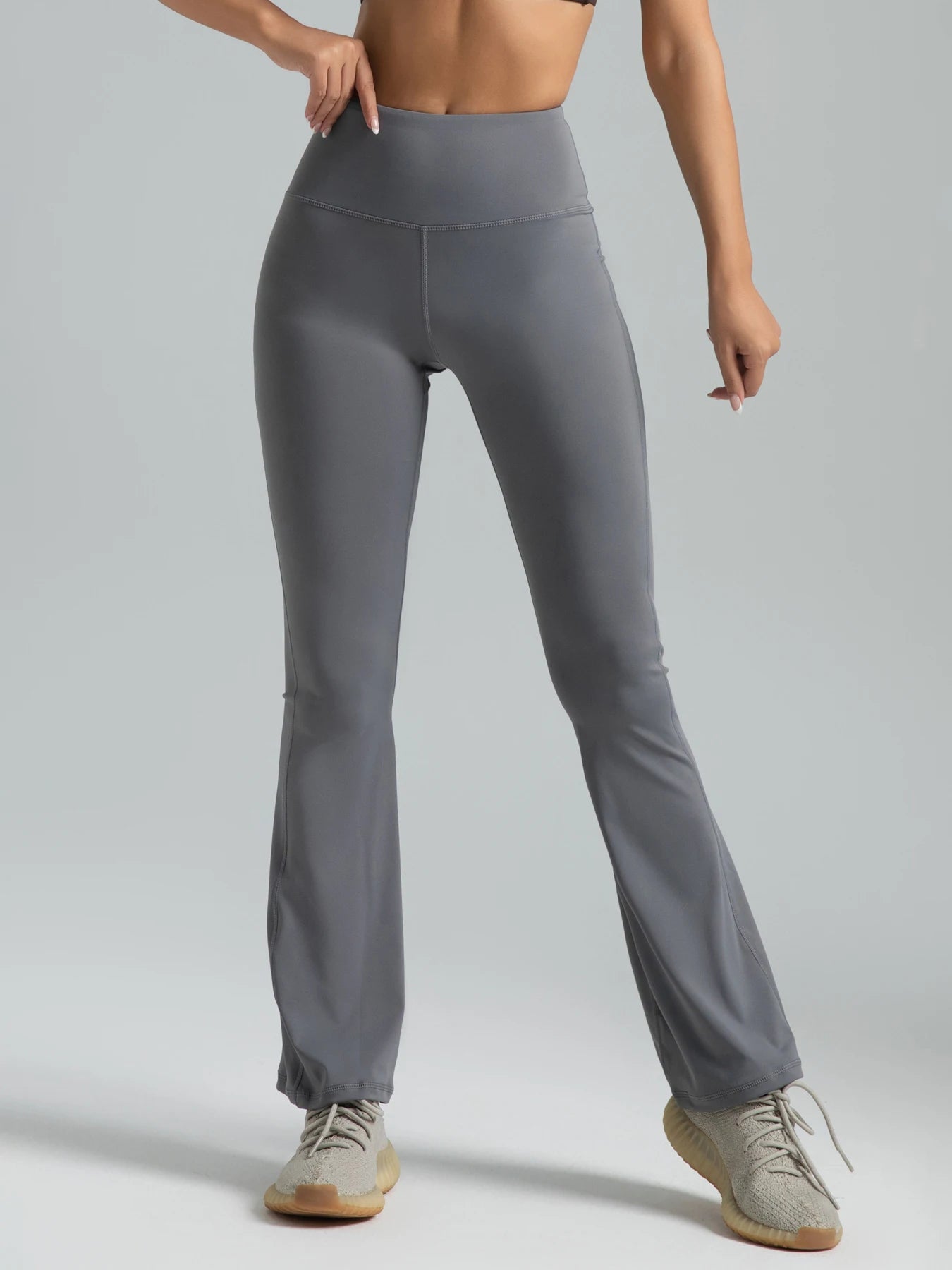 Women's High Waisted Bootcut Flare Yoga Pants Clean Vanilla Store