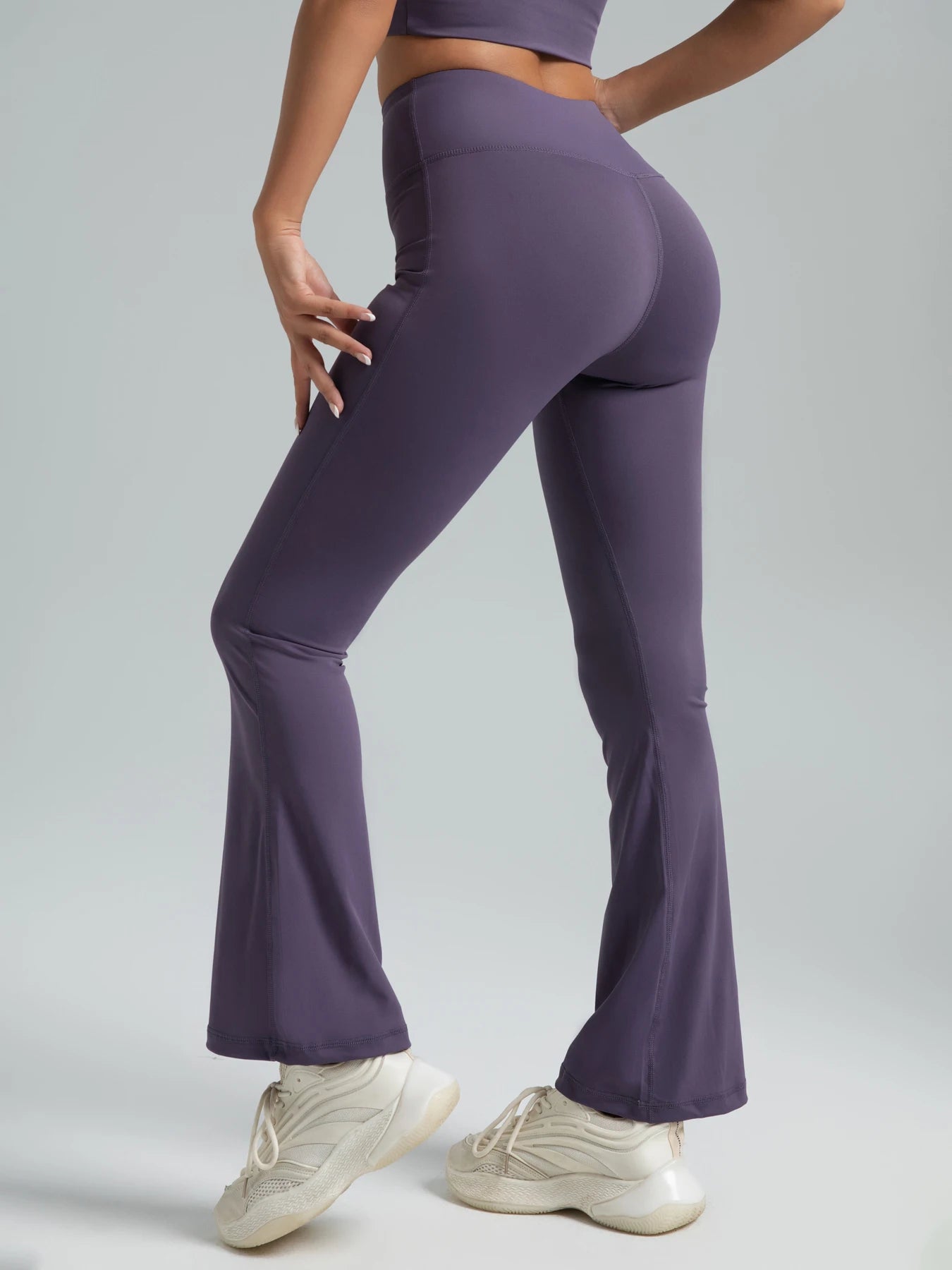 Women's High Waisted Bootcut Flare Yoga Pants Clean Vanilla Store