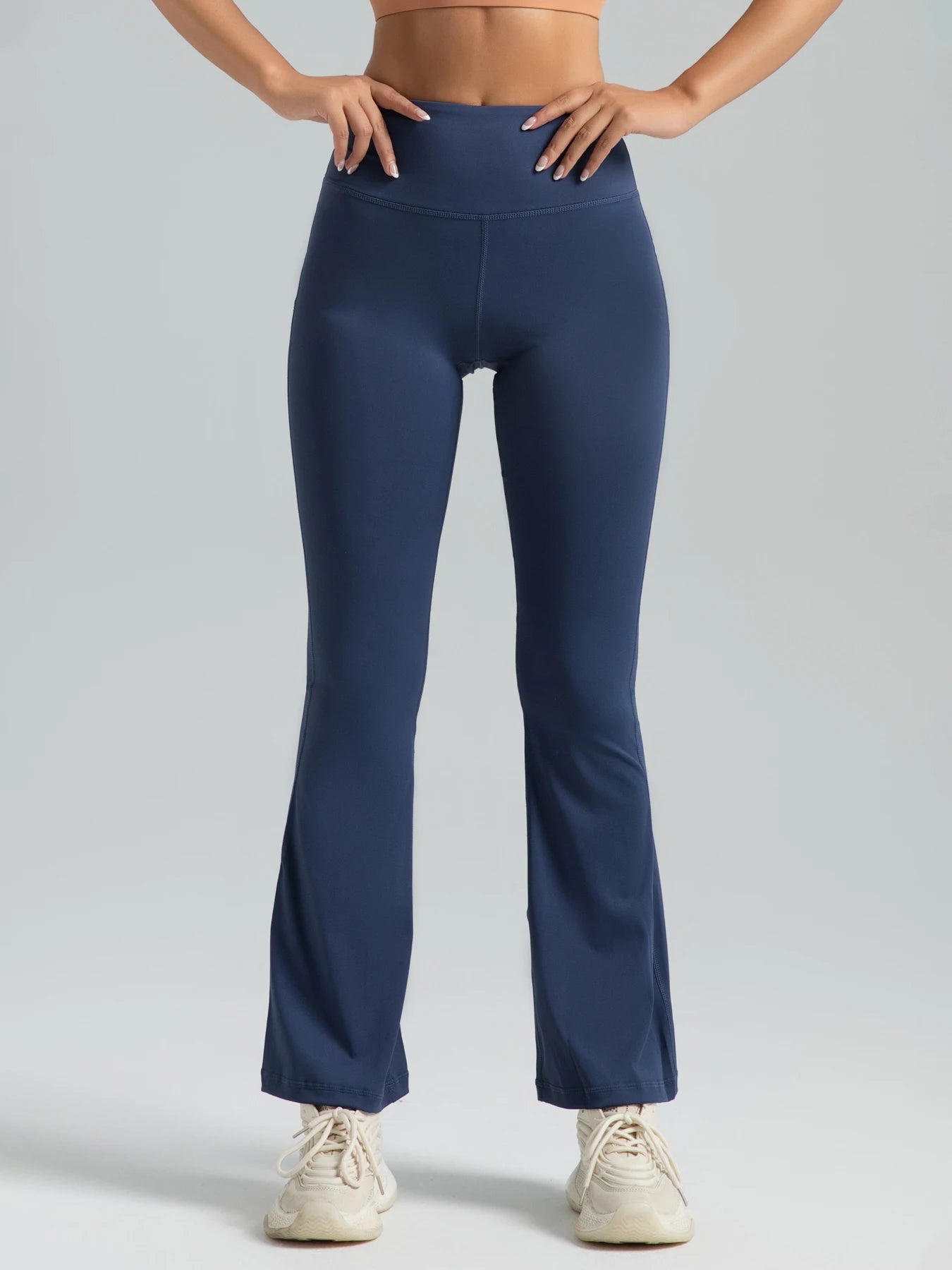 Women's High Waisted Bootcut Flare Yoga Pants Clean Vanilla Store