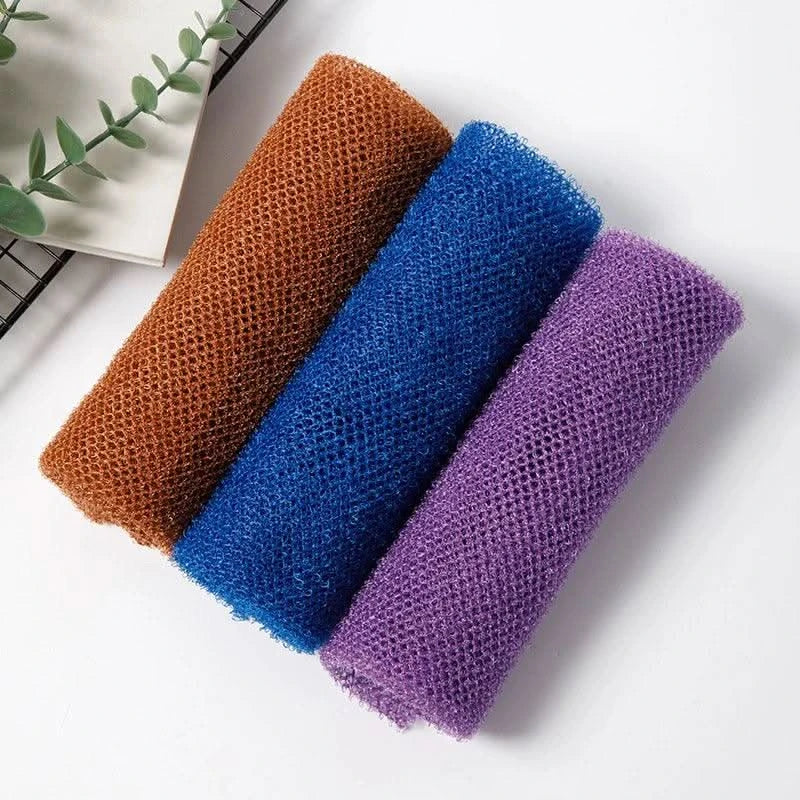 African Net Bath Sponge Exfoliating Shower Scrubber Clean Vanilla Store