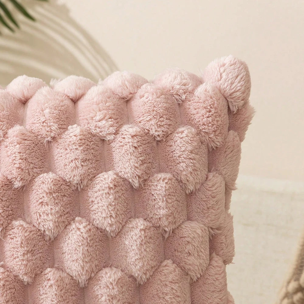 Pineapple Grid Turtle Pattern Plush Throw Pillow Cover Clean Vanilla Store