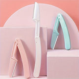 Folding Eyebrow Razor Set for Safe Trimming 4pcs