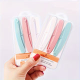 Folding Eyebrow Razor Set for Safe Trimming 4pcs