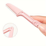 Folding Eyebrow Razor Set for Safe Trimming 4pcs