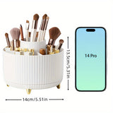 Durable 360° Rotating Makeup Organizer - 1pc