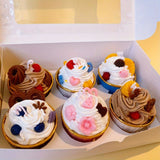 Chocolate & Heart-Shaped Cupcake Scented Candle 10 Hour Burn Time