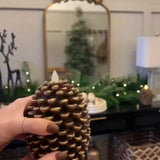 Pine Cone Christmas Tree Shaped Aromatherapy Candle
