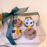 Chocolate & Heart-Shaped Cupcake Scented Candle 10 Hour Burn Time