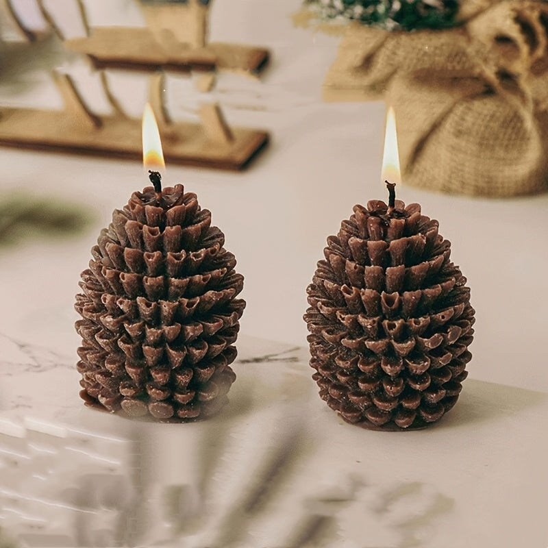 Pine Cone Christmas Tree Shaped Aromatherapy Candle