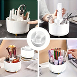 Durable 360° Rotating Makeup Organizer - 1pc