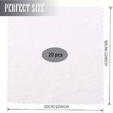 20-Pack Quick-Dry Polyester Makeup Remover Cloths