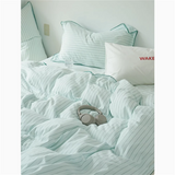 Korean INS Cream Style Soft Bedding Set 4 Pcs