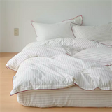 Korean INS Cream Style Soft Bedding Set 4 Pcs