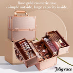Makeup Case Portable Travel Organizer for Women  Clean Vanilla Store