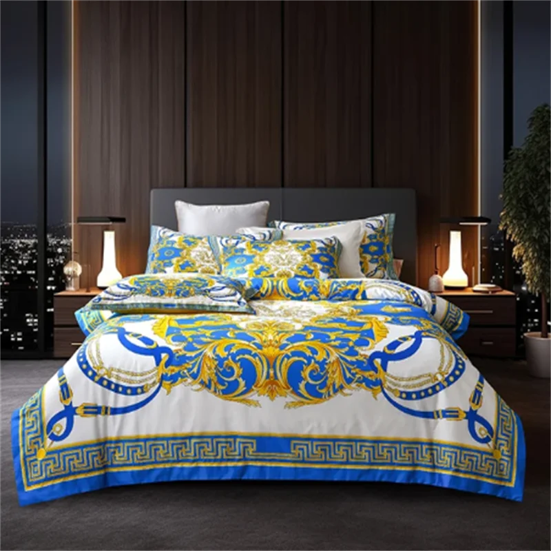 Luxury Modern Style Digital Printing Bedding Set 3pcs
