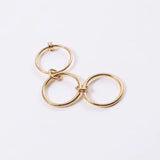 E.B.belle Gold Plated Strand Loop Finger Rings for Women