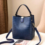Yogodlns Retro Alligator Bucket Bags for Women  Clean Vanilla Store