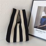 Designer Plaid Woven Shoulder Bag Tote Chic