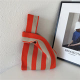 Designer Plaid Woven Shoulder Bag Tote Chic