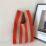 Designer Plaid Woven Shoulder Bag Tote Chic