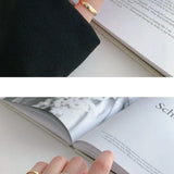 Trendy Silver Irregular Wave Rings for Women, Size 17mm