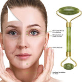 2PC Natural Jade Gua Sha Face Lift Massage Tools