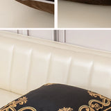 Luxury Embroidered Velvet Cushion Cover Navy Blue Brown Gray  Clean Vanilla Store