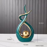 Nordic Luxury Abstract Living Room Statue Gift  Clean Vanilla Store