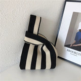 Designer Plaid Woven Shoulder Bag Tote Chic