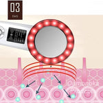 HIFU LED Red Light Face Lifting Machine Facial Appliance Skincare Red Light Therapy Vibrating Beauty Health Portable Airbrush - Clean Vanilla