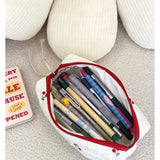 Quilted Cotton Retro Cherry Travel Cosmetic Bag  Clean Vanilla Store