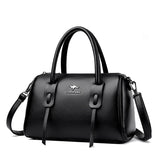Genuine Soft Leather Vintage Shoulder Tote Bag