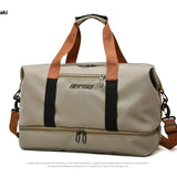 Large Capacity Travel Gym Bag Waterproof Design  Clean Vanilla Store