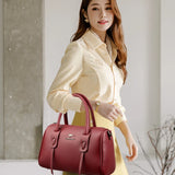 Genuine Soft Leather Vintage Shoulder Tote Bag