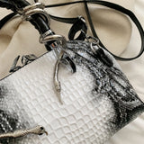 MOODS Designer Luxury Crocodile Pattern Bag