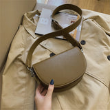 Genuine Retro Saddle Bag High Quality Leather for Women